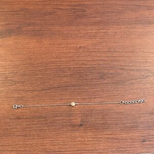 Silver Bracelet with small stone